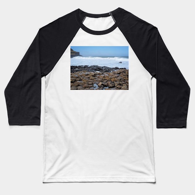 The Giant's Causeway, Bushmills, County Antrim, Northern Ireland Baseball T-Shirt by irishmurr